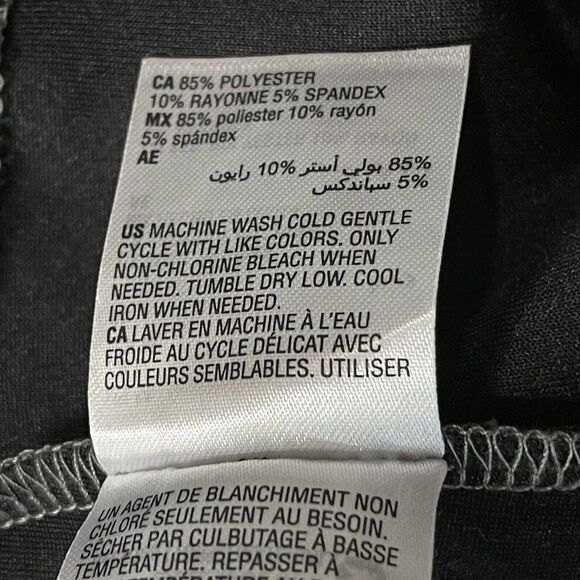 INC Jeannie Mai Medium Pants Stretch Pockets Zip-Fly Pleated Gray Heathered New - Picture 6 of 6